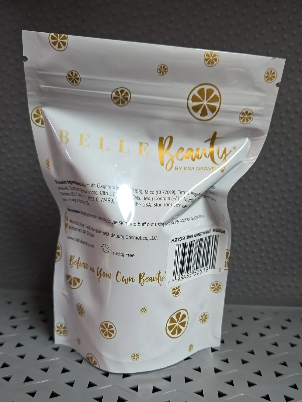 Belle Beauty by Kim Gravel Easy Peasy Matte Mineral Foundation - Medium
